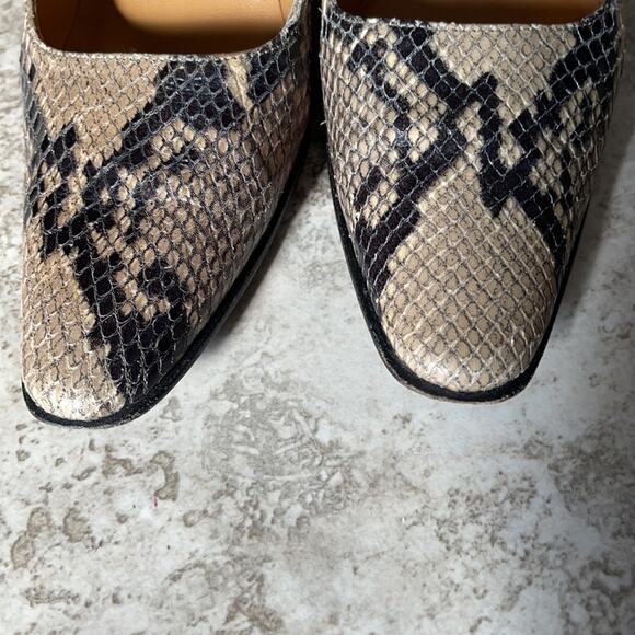 Laure by Ralph Lauren Snakeskin Heels INV7 - Picture 7 of 11
